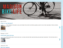 Tablet Screenshot of madisonbikelife.com